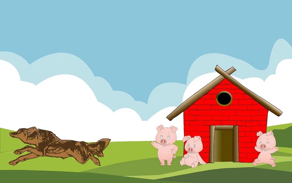 Three little pigs